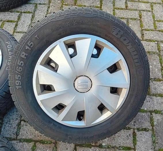 Winterbanden velgen Seat Leon VW Golf 15inch 5x112 6&7,5mm❄️, Ophalen, Gebruikt, Seat