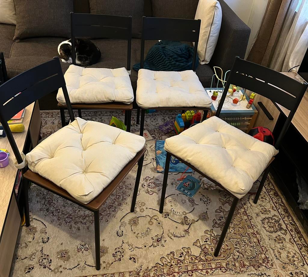 Table et 4 chaises IKEA, Enlèvement, Comme neuf