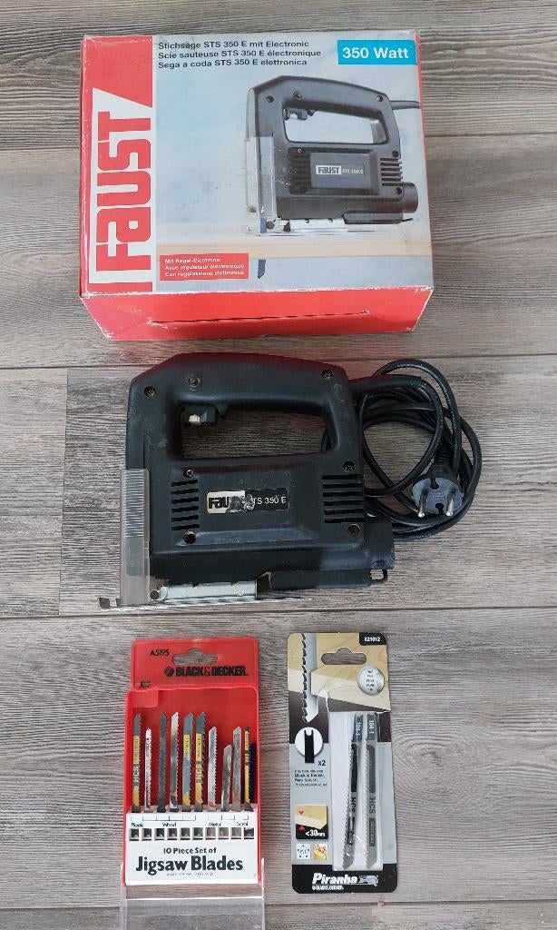 Wipzaag Faust met vervangzaagbladen, Ophalen