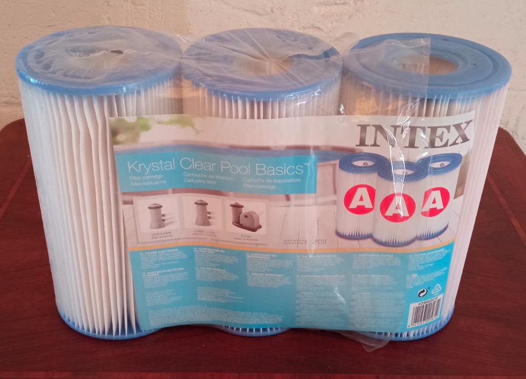 Lot de 3 filtres piscines intes " A ", Jardin & Terrasse, Enlèvement, Neuf, Rond, Piscine gonflable