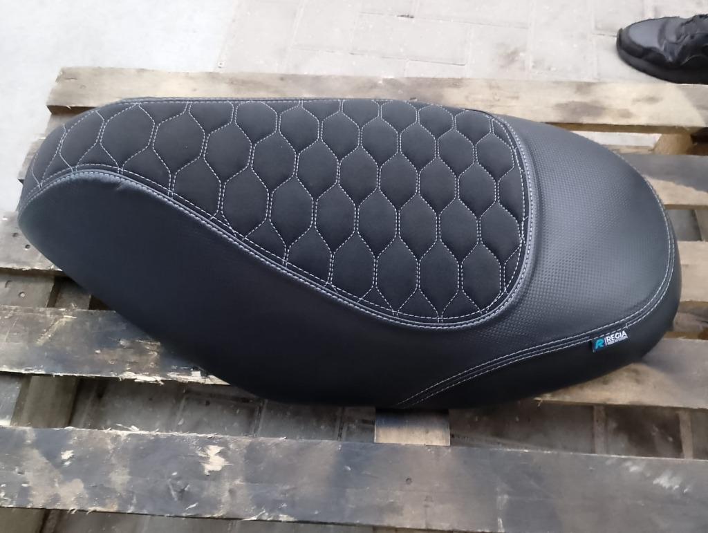 Piaggio Zip Costom Designo Alcantara Zadel Zwart, Ophalen of Verzenden, Zo goed als nieuw, Piaggio Zip