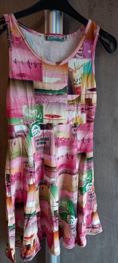 robe d'été colorée carbone taille 116, Robe ou Jupe, Enlèvement ou Envoi, Carbone, Comme neuf