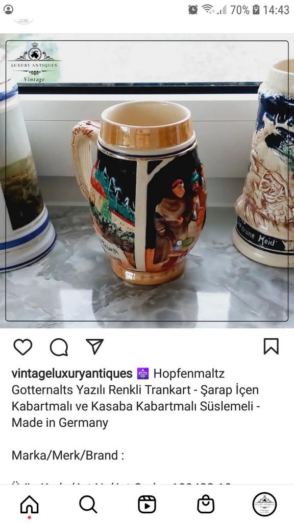 Chope à bière, Antiquités & Art, Enlèvement ou Envoi