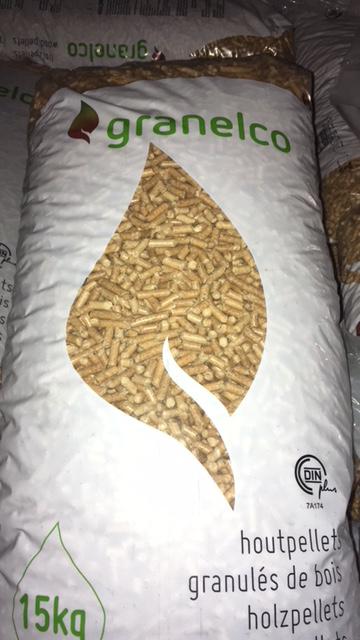 Houtpellets Granelco 100% naaldhout, Ophalen
