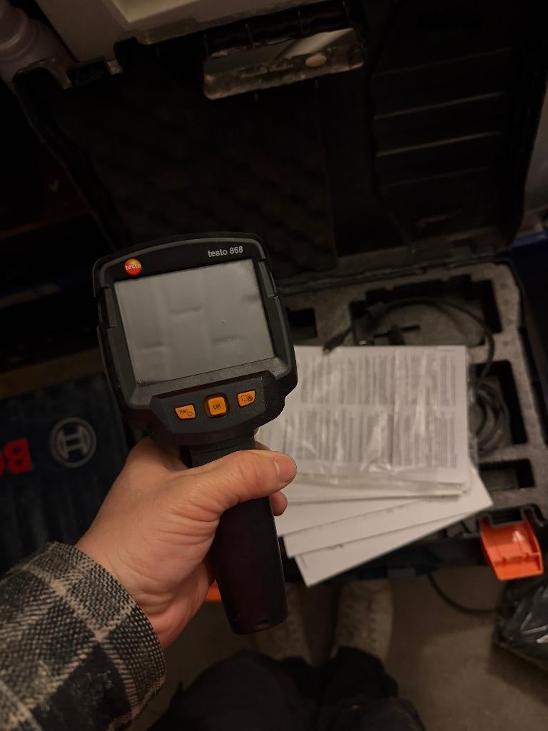 TESTO 868 THERMISCHE CAMERA, Ophalen of Verzenden