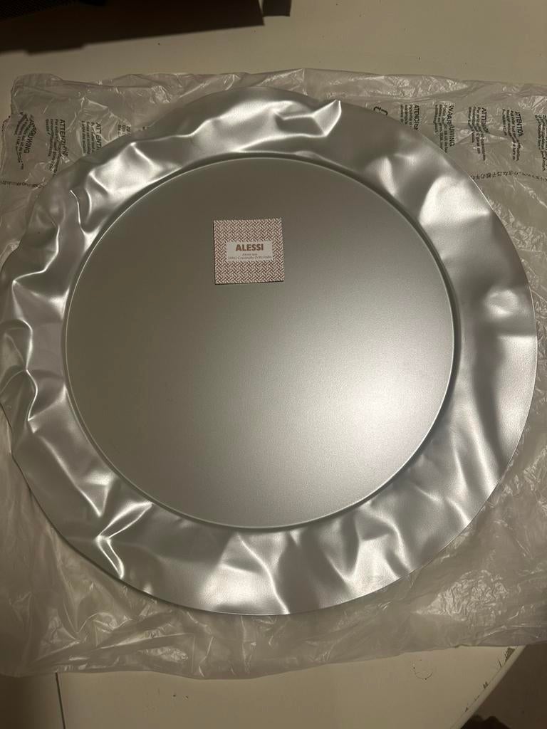 Plat (plateau) Alessi doré pâle, Enlèvement, Neuf