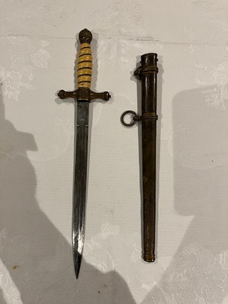 Dague de la Kriegsmarine, Collections, Enlèvement, Marine, Couteau ou Poignard