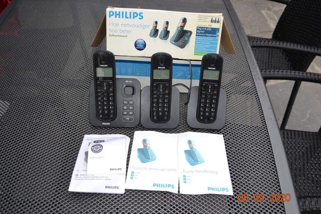 3 gsm Philips, Télécoms, Téléphones fixes | Combinés & sans fil, Enlèvement