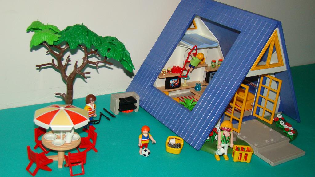 playmobil vakantie 3230 = zomerhuis / vakantiehuis / chalet, Enlèvement ou Envoi, Comme neuf, Ensemble complet