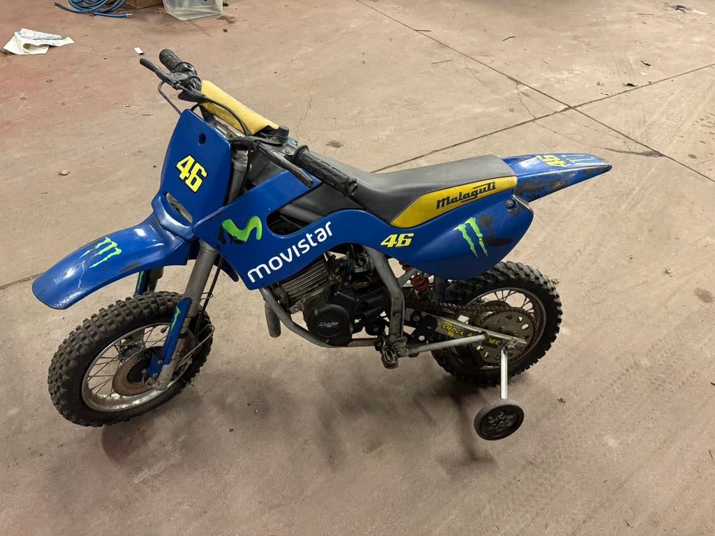 Petite moto cross malaguti 50cc, Enlèvement, Comme neuf