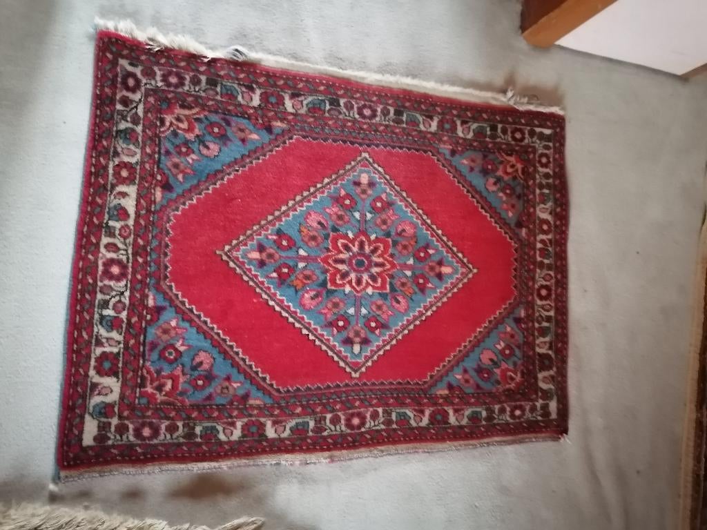 perzisch tapijt, Huis en Inrichting, Stoffering | Tapijten en Vloerkleden, Gebruikt, Beige, Blauw, Rood, Ophalen