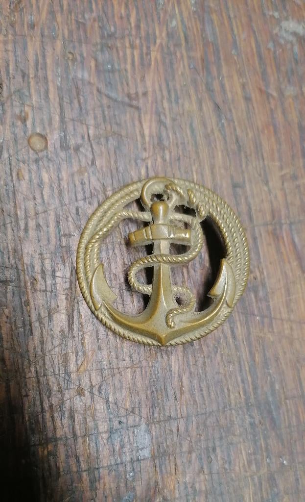 Broche marine militaire WW1 WW2, Collections, Envoi, Marine