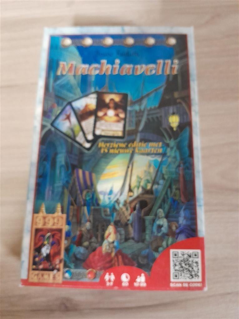 Machiavelli - herziene editie - 999 games - s3898, Hobby en Vrije tijd, Gezelschapsspellen | Bordspellen, Zo goed als nieuw, Verzenden