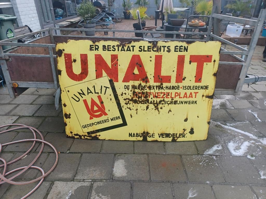 2026020: Emaille bord Unalit, Enlèvement