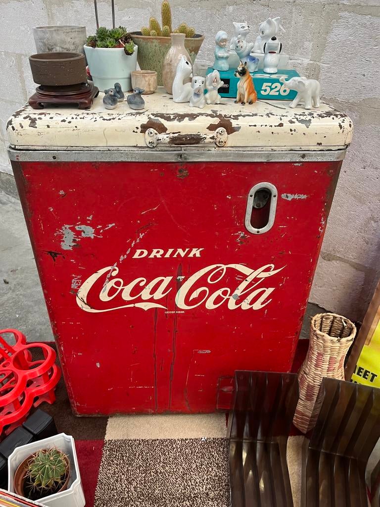 Vintage Coca-Cola Ice Chest | Frigibell Belgium | 1950s, Ophalen, Gebruikt