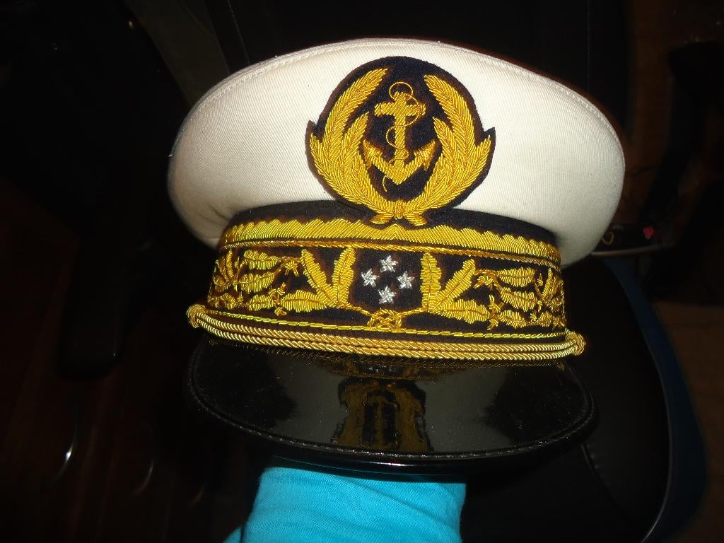 kepi amiral français, Collections, Objets militaires | Général, Enlèvement ou Envoi, Marine, Casque ou Béret