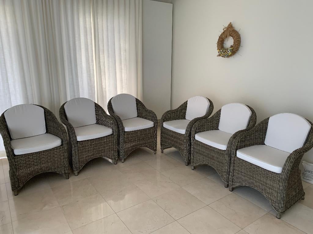 Stoelen / Zeteltjes, Ophalen, Kunststof, Grijs, Vijf, Zes of meer stoelen