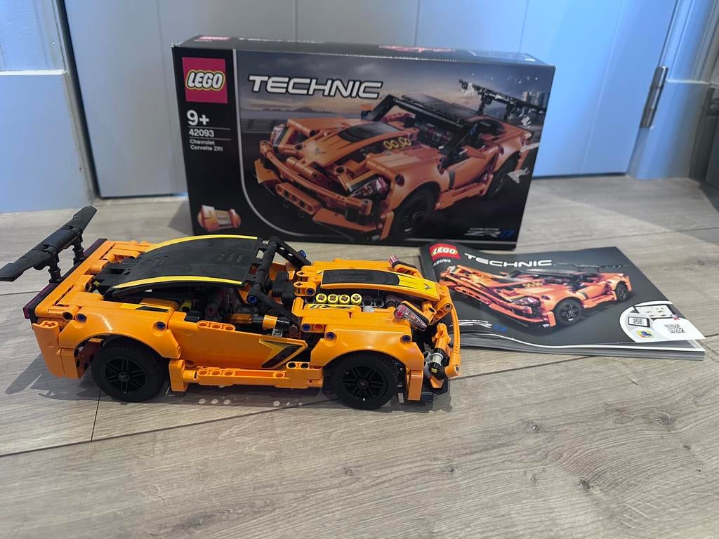 Lego technic chevrolet corvette ZR1 42093, Hobby en Vrije tijd, Modelbouw | Radiografisch | Auto's, Zo goed als nieuw, Ophalen of Verzenden