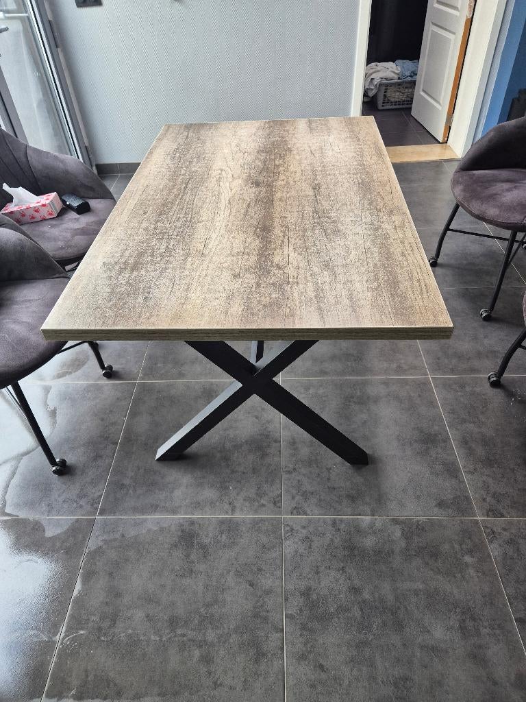 Tafel, Huis en Inrichting, Tafels | Eettafels, Ophalen, 100 tot 150 cm, Zo goed als nieuw, 150 tot 200 cm