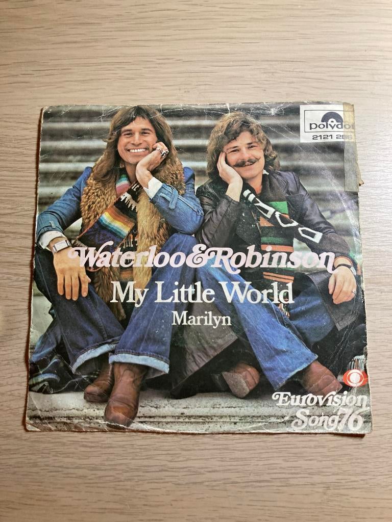 Waterloo & robinson - my little world  eurovision song 1976, Cd's en Dvd's, Vinyl Singles, Ophalen, Zo goed als nieuw