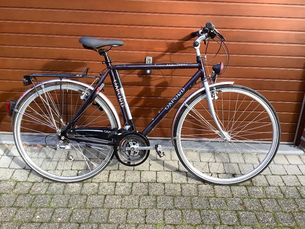 Topstaat sportieve herenfiets Oxford maat 58, Fietsen en Brommers, Gebruikt, Versnellingen, 57 tot 61 cm, Ophalen