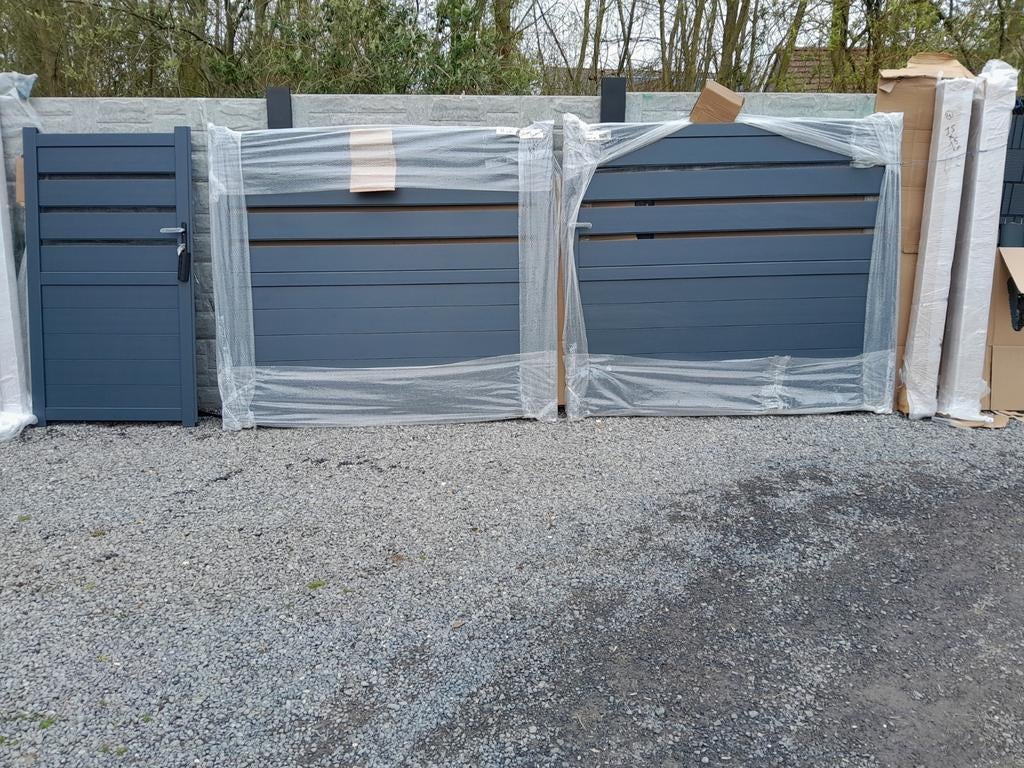 Aluminium portail portillons AJOURÉ TEMPÊTE poteau 7016, Accessoires