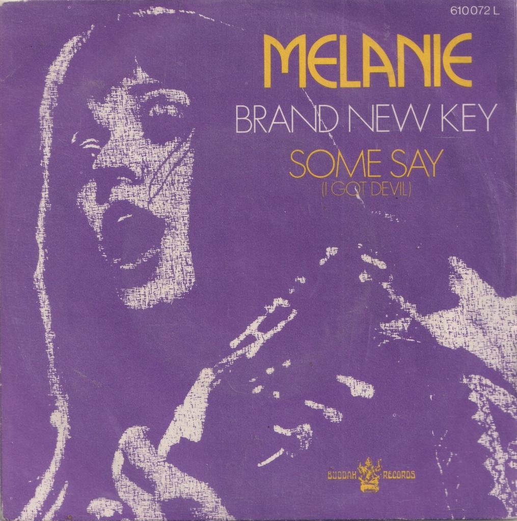 Melanie – Brand new key / Some say - Single, Gebruikt, 7 inch, Single, Ophalen of Verzenden