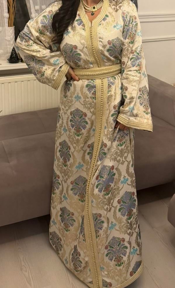 Handgemaakte kaftan-henna-bruiloft, Ophalen of Verzenden, Zo goed als nieuw