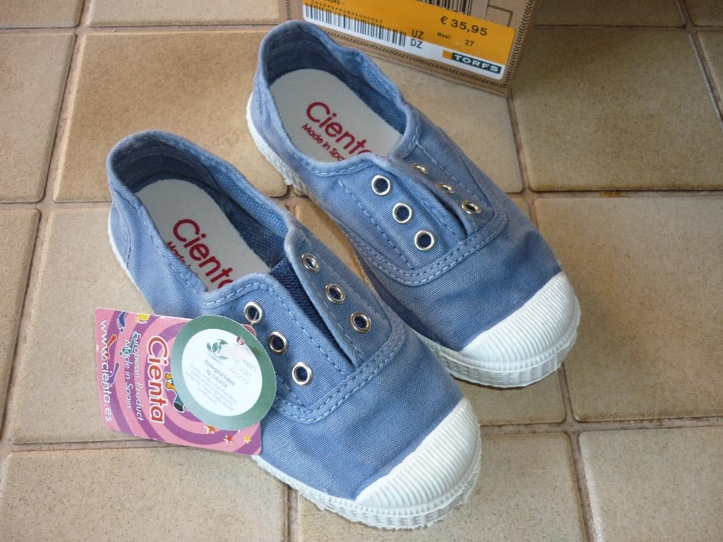 Linnen schoen meisje 27 nieuw, Kinderen en Baby's, Meisje, Schoenen, Nieuw, Ophalen of Verzenden
