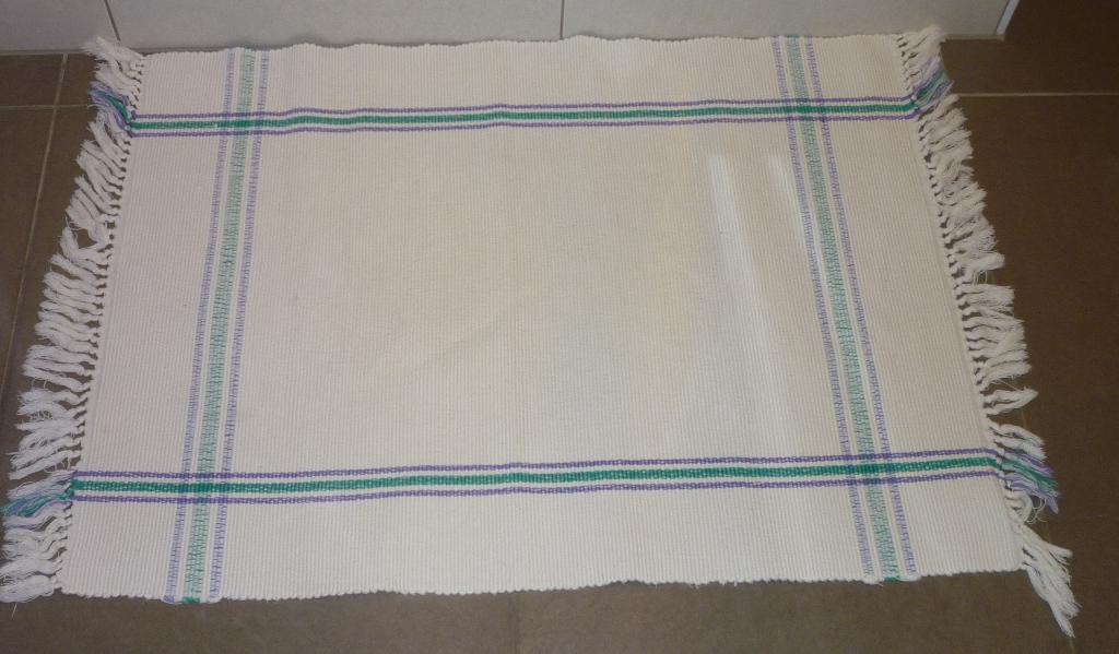 Carpette de sortie de douche – 80  58 cm, Enlèvement ou Envoi, Comme neuf, Beige