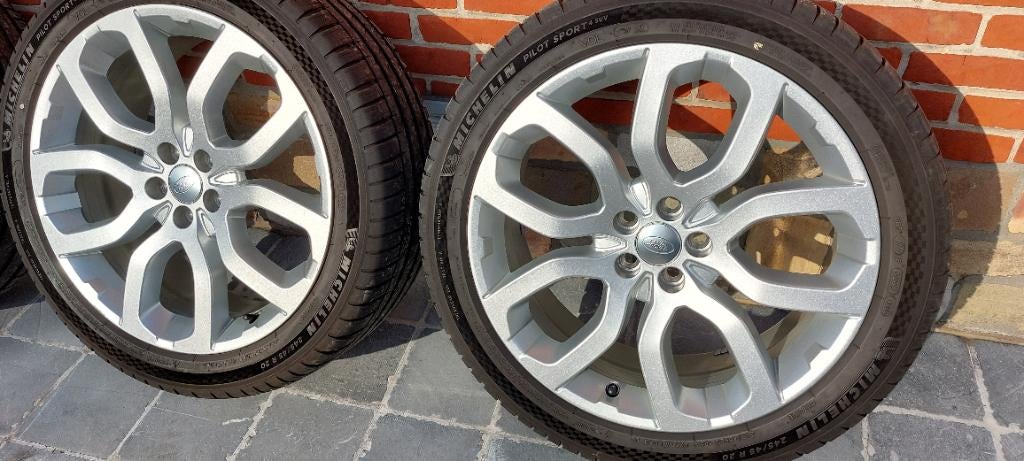 Range Rover Evoque velgen met zomerbanden, Auto-onderdelen, Ophalen, Banden en Velgen, Terreinwagen, 20 inch