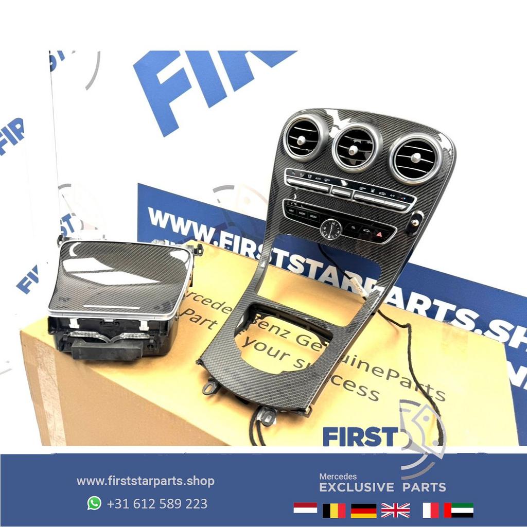 W205 W253 C63 GLC63 AMG CARBON MIDDENCONSOLE C63s GLC63s ori, Utilisé, -, -, Enlèvement ou Envoi