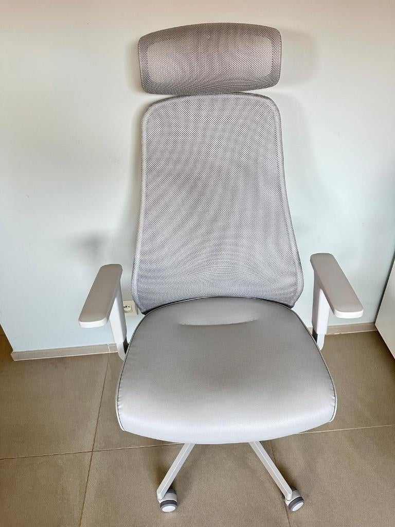 Chaise de bureau IKEA MATCHSPEL, Gris, Chaise de bureau de gaming, Comme neuf, Enlèvement