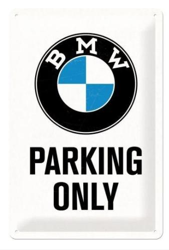 BMW Parking Only metalen garage reclame bord, Verzamelen, Merken en Reclamevoorwerpen, Ophalen of Verzenden, Nieuw, Reclamebord