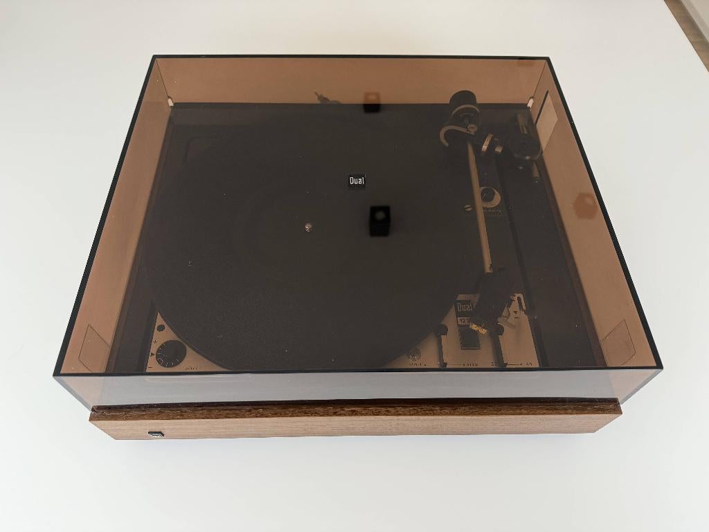 Dual 1228 platenspeler, Audio, Tv en Foto, Platenspelers, Ophalen, Gebruikt, Automatisch, Platenspeler