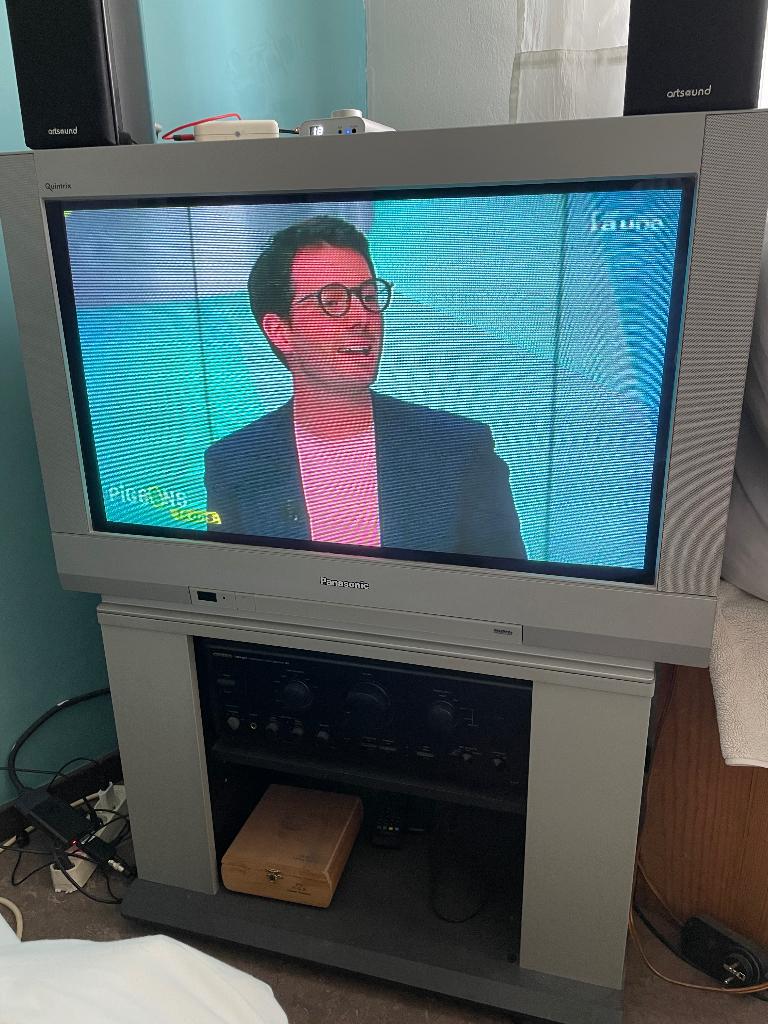 TV Panasonic 32" TX-32PK25F cathodique à donner, Ophalen, Gebruikt, Panasonic, 100 Hz