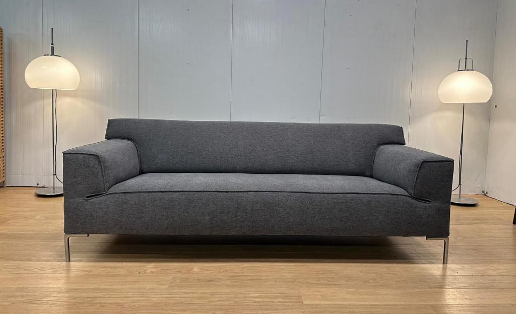 NIEUW Design on Stock Bloq 2.5 Grijs + GARANTIE, 75 tot 100 cm, Ophalen of Verzenden, Rechte bank, Bankstel Bank Zetels Sofa Hoekbank Design bank