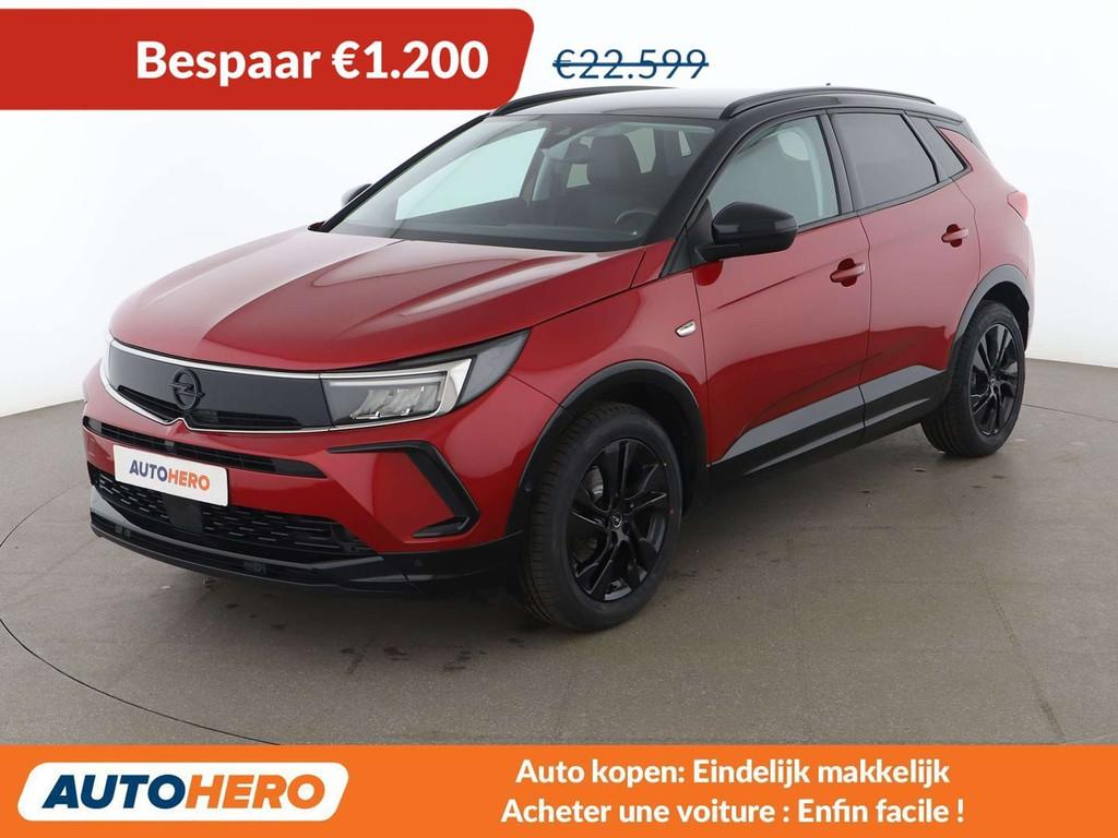 Opel Grandland X 1.2 Turbo GS Line (bj 2023, automaat), Auto's, Opel, Gebruikt, 1199 cc, Leder, 96 kW