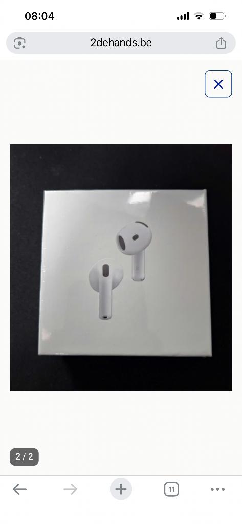 Airpods 4, Télécoms, Téléphonie mobile | Écouteurs, Neuf, Enlèvement ou Envoi, Apple, Blanc