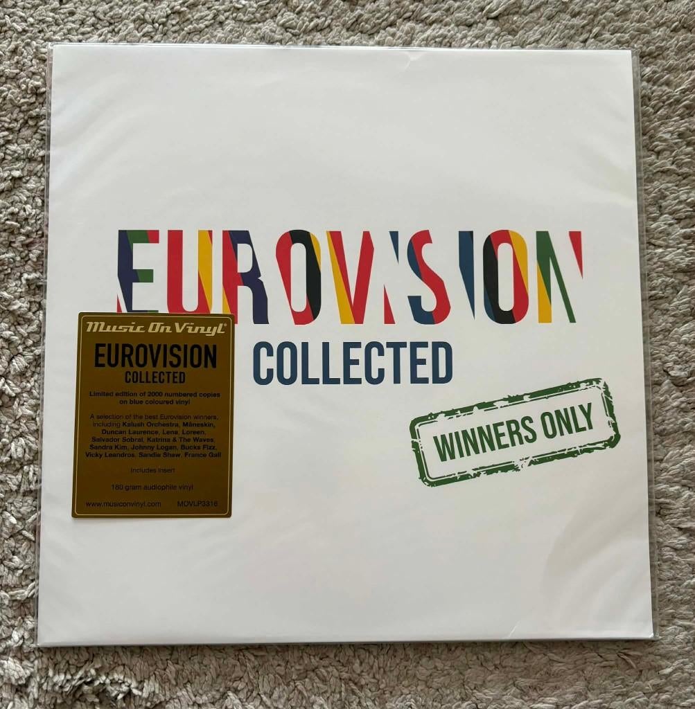 Various - Eurovision Collected (Blue Vinyl) (2LP), Ophalen of Verzenden, 2000 tot heden, Nieuw in verpakking, Overige formaten