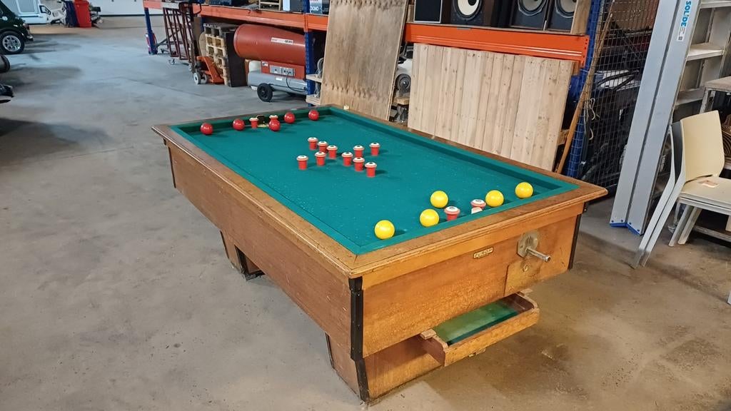 Toppen biljart., Sport en Fitness, Ophalen, Pooltafel