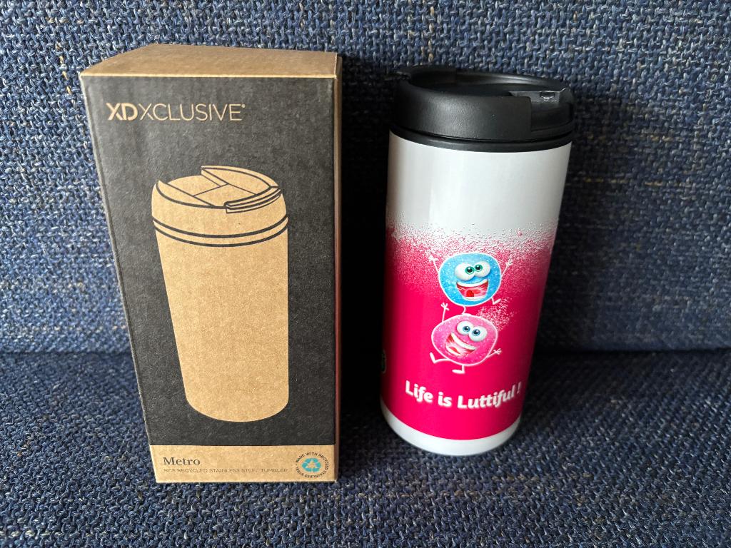 Lutti beker ( xd xclusive metro rvs ) nieuw, Collections, Enlèvement ou Envoi, Neuf, Ustensile