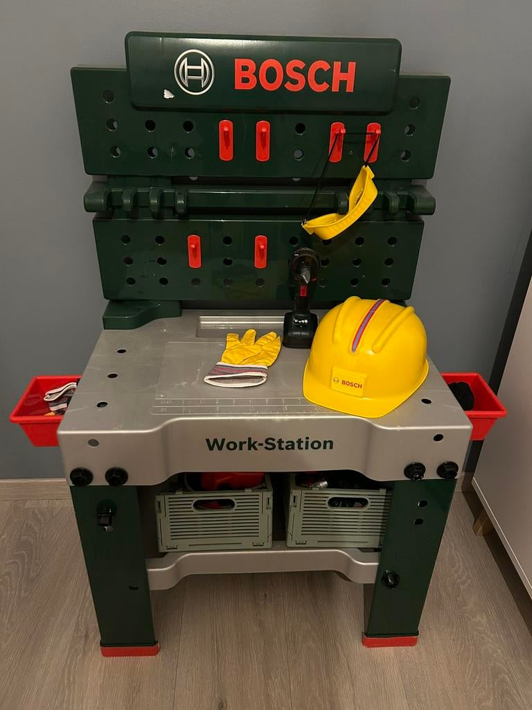 Werkbank bosh, Kinderen en Baby's, Speelgoed | Speeltafels, Ophalen, Gebruikt