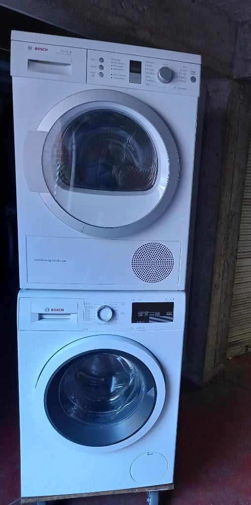 Machine à laver BOSCH 8kg A +++. Sèche linge bosch.  Série 6, Enlèvement, Comme neuf