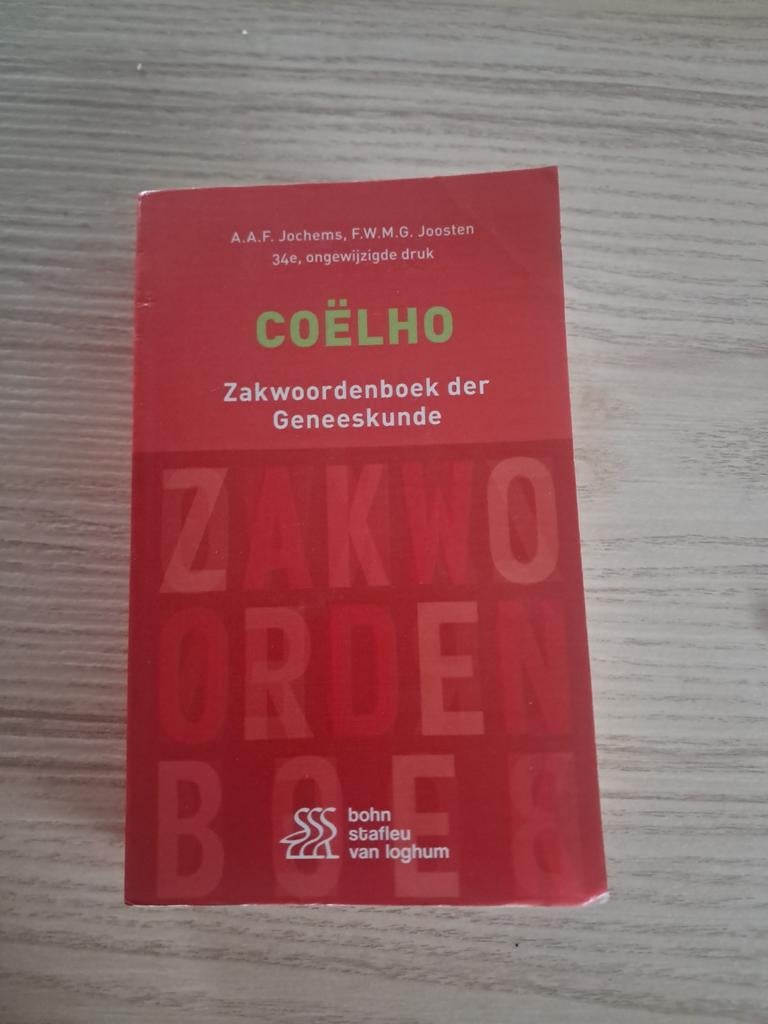F.W.M.G. Joosten - Coëlho Zakwoordenboek der Geneeskunde, Ophalen, F.W.M.G. Joosten; A.A.F. Jochems