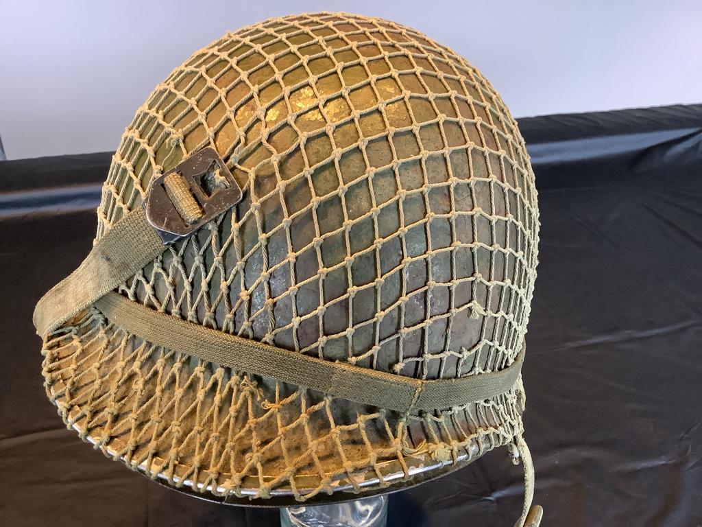Casque US terrain ardennes ww2 pates  fixes, Enlèvement ou Envoi