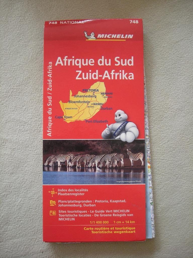 Kaart Zuid-Afrika Michelin 748, Overige gebieden, 2000 tot heden, Ophalen of Verzenden, Landkaart
