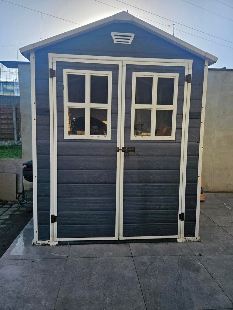 Fauteuil Keter Garden Shed Brace, synthétique, anthracite/bl, Enlèvement