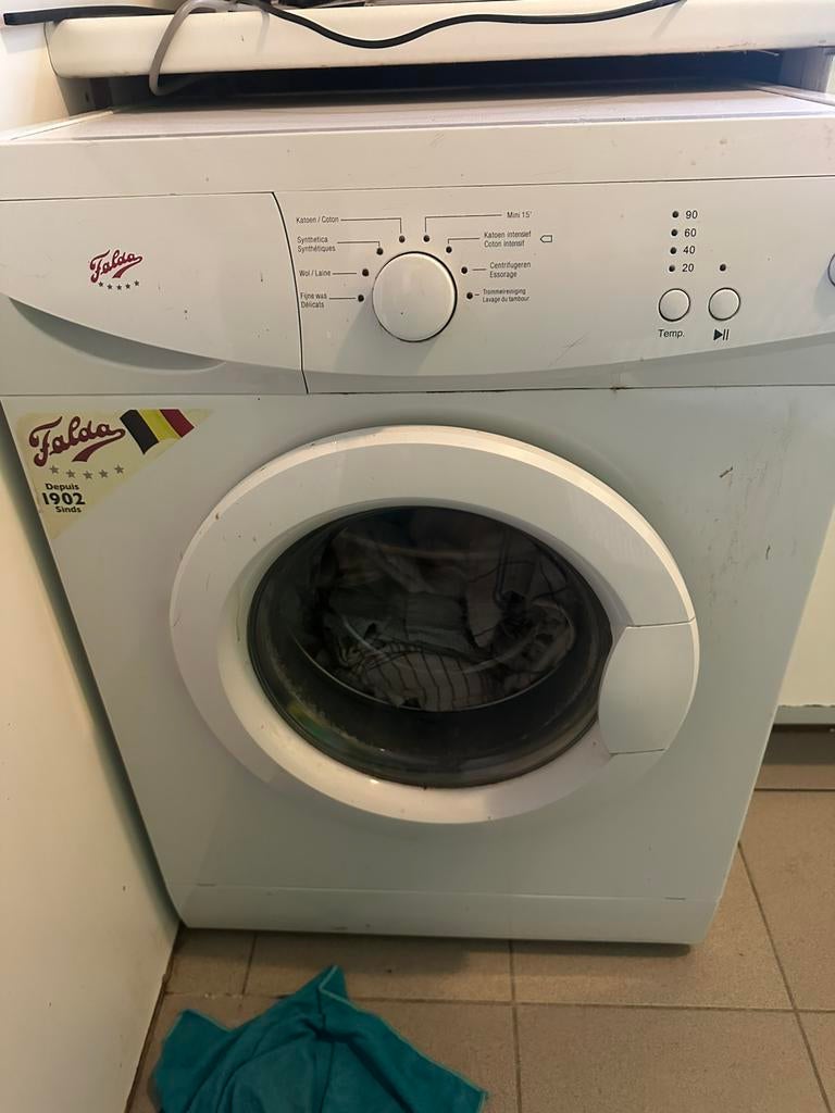 Wasmachine falda, Elektronische apparatuur, Wasmachines, Ophalen, Zo goed als nieuw, Voorlader