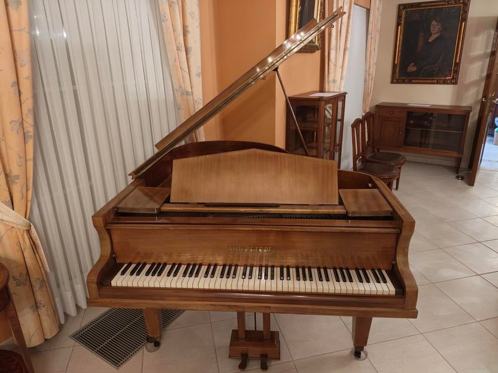 Grand Piano Ant. Petroff, construit en 1921, Musique & Instruments, Pianos, Enlèvement, Utilisé, Brun, À queue